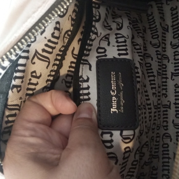 Juicy Couture Velour Pink Retro Vive Womens Purse - Picture 7 of 8